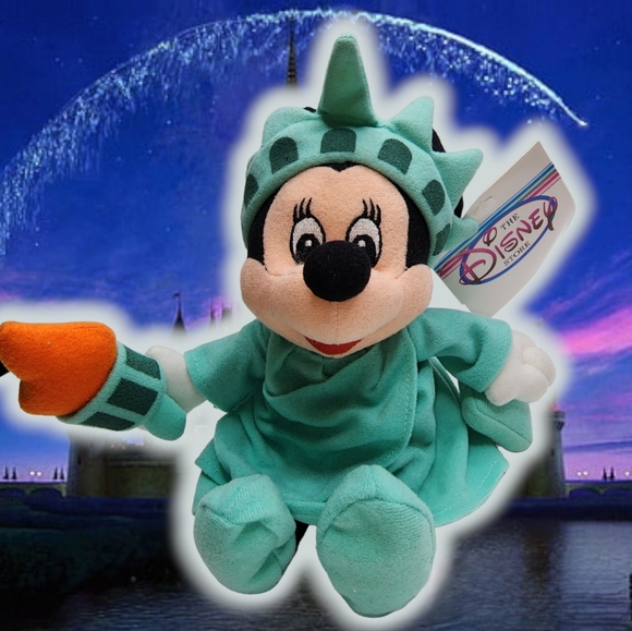 Disney Liberty Minnie Bean Bag Plush - Picture 1 of 6